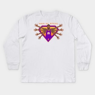 Phoenix Suns Man of Steal Kids Long Sleeve T-Shirt